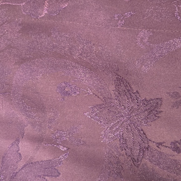 Victoria's Secret Blue Satin Jaquard Robe with Shawl Collar - Picture 10 of 10